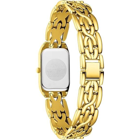 Vintage Petite Rectangular Women Bracelet Watch Adjustable Strap Lady Watch - Picture 3 of 5